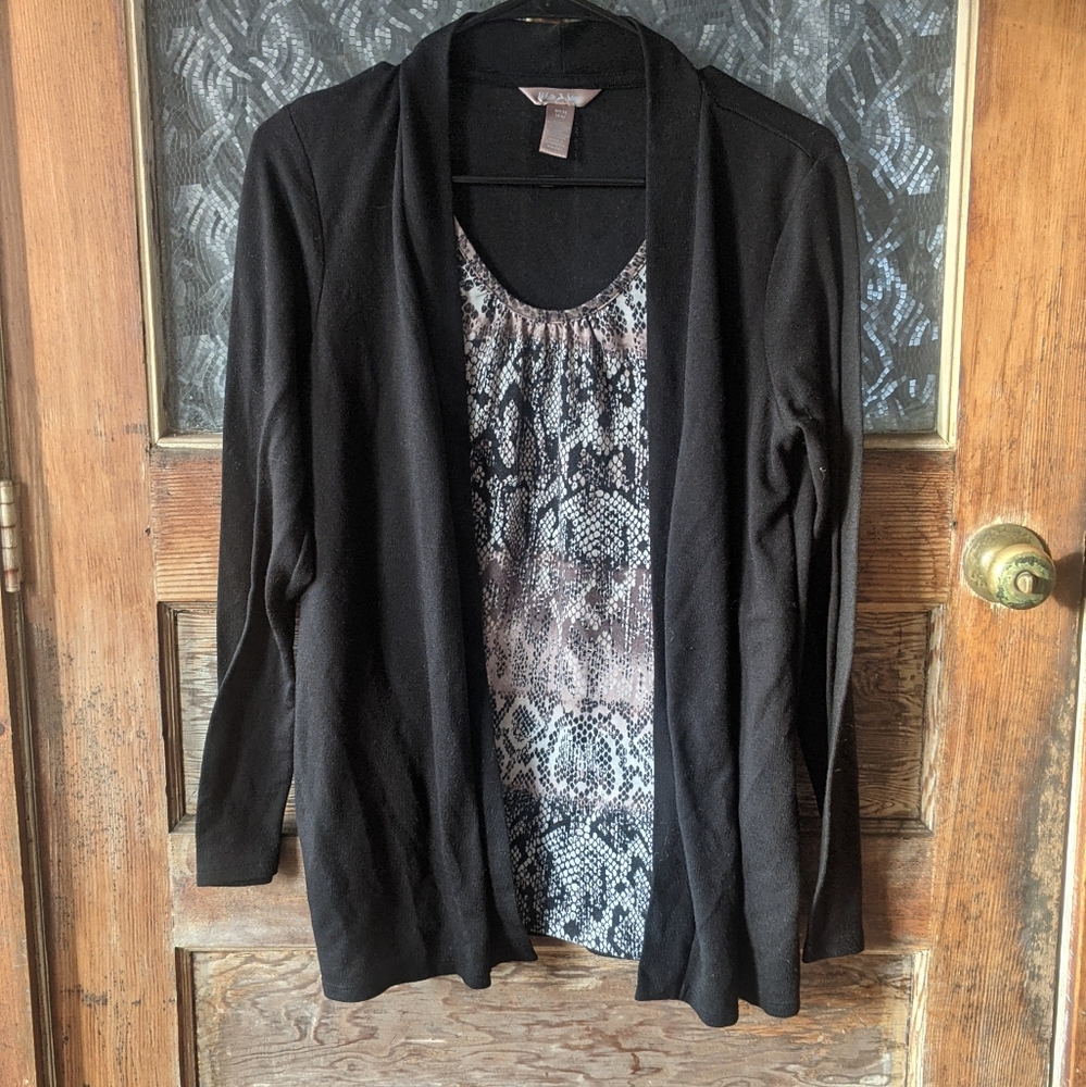 White Stag cardigan blouse small women